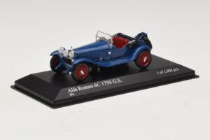Alfa Romeo 6C 1750 G.S. Blue Minichamps 1:43 400120431 Diecast - image 2 of 5