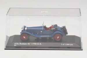 Alfa Romeo 6C 1750 G.S. Blue Minichamps 1:43 400120431 Diecast - image 4 of 5