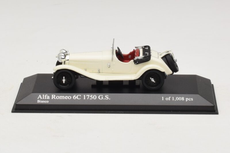 Alfa Romeo 6C 1750 G.S. White Minichamps 1:43 400120430 Diecast
