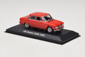 Alfa Romeo Giulia 1600 Red Maxichamps 1:43 940120901 Diecast - image 3 of 5