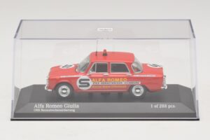 Alfa Romeo Giulia ONS Rennstreckensicherung 1973 Minichamps 1:43 400120994 Diecast - image 4 of 5