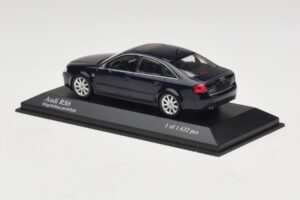 Audi RS6 C5 Blue Metallic Minichamps 1:43 400011702 Diecast - image 3 of 5