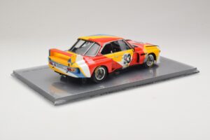 BMW 3.0 CSL Art Car Alexander Calder #51 H. Poulain / S. Posey / J. Guichet 24 Hours of Le Mans 1975 Minichamps 1:18 80430150 - image 2 of 7