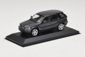 BMW X5 E53 4.4i Grey Metallic Replacement Box Minichamps 1:43 80420393166-R1 Diecast - image 2 of 5