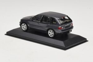 BMW X5 E53 4.4i Grey Metallic Replacement Box Minichamps 1:43 80420393166-R1 Diecast - image 3 of 5