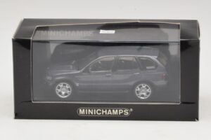 BMW X5 E53 4.4i Grey Metallic Replacement Box Minichamps 1:43 80420393166-R1 Diecast - image 5 of 5