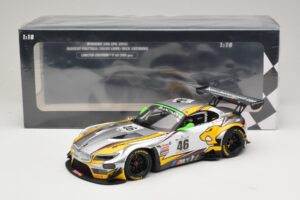 BMW Z4 GT3 #46 M. Palttala / L. Luhr 24 Hours of Spa Winner 2015 Minichamps 1:18 151152346 Diecast - image 6 of 6