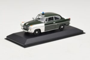 Borgward Isabella Polizei Frankfurt Minichamps 1:43 400096090 Diecast - image 2 of 5