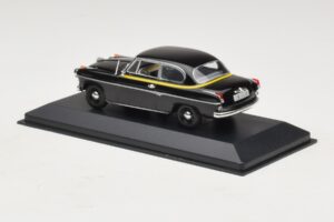 Borgward Isabella Taxi Black Minichamps 1:43 400096095 Diecast - image 3 of 5