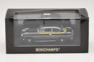 Borgward Isabella Taxi Black Minichamps 1:43 400096095 Diecast - image 5 of 5