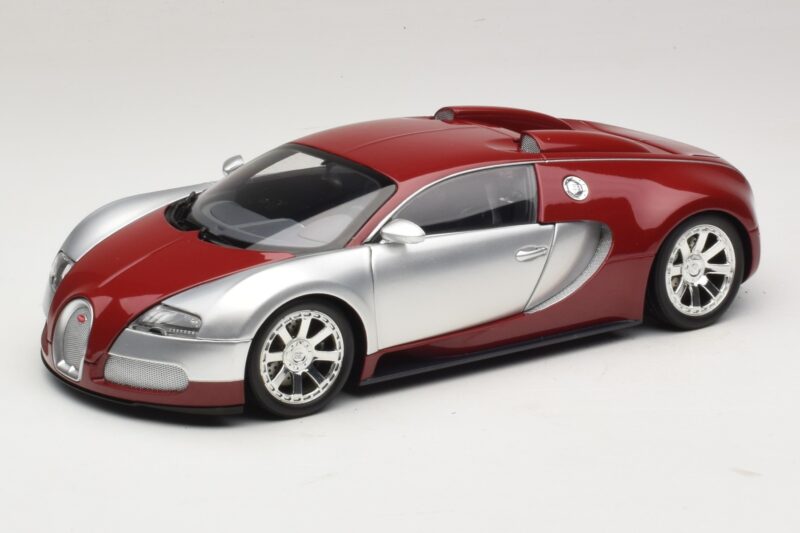 Bugatti Veyron Centenaire Edition Chrome Red Minichamps 1:18 100110851 Diecast