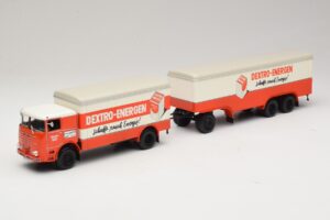 Bussing LU 11/16 Box Trailer Dextro Energen Minichamps 1:43 499073940 Diecast
