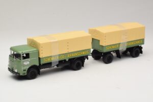 Bussing LU 11/16 Flatbed Trailer Schenker Minichamps 1:43 499073924 Diecast