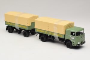Bussing LU 11/16 Flatbed Trailer Schenker Minichamps 1:43 499073924 Diecast - image 4 of 6