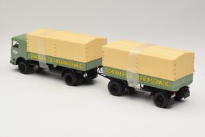 Bussing LU 11/16 Flatbed Trailer Schenker Minichamps 1:43 499073924 Diecast - image 5 of 6