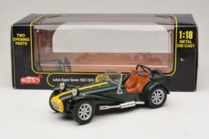 Caterham Super Seven Green Anson 1:18 30317-W1 Diecast - image 6 of 6