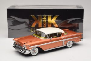 Chevrolet Bel Air Impala Coupe Copper & Cream KK-Scale 1:18 KKDC181591 Diecast - image 6 of 6