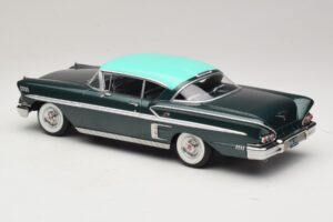 Chevrolet Bel Air Impala Coupe Dark Green Metallic & Green KK-Scale 1:18 KKDC181594 Diecast - image 5 of 6