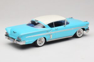 Chevrolet Bel Air Impala Coupe Turquoise & Cream KK-Scale 1:18 KKDC181593 Diecast - image 2 of 6