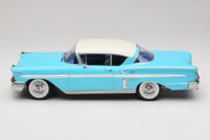 Chevrolet Bel Air Impala Coupe Turquoise & Cream KK-Scale 1:18 KKDC181593 Diecast - image 3 of 6
