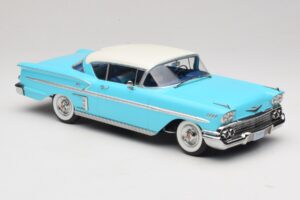 Chevrolet Bel Air Impala Coupe Turquoise & Cream KK-Scale 1:18 KKDC181593 Diecast - image 4 of 6