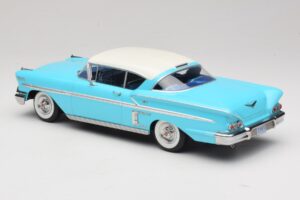 Chevrolet Bel Air Impala Coupe Turquoise & Cream KK-Scale 1:18 KKDC181593 Diecast - image 5 of 6