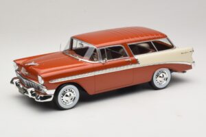 Chevrolet Bel Air Nomad Brown Metallic & Cream KK-Scale 1:18 KKDC181294 Diecast