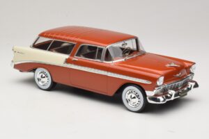 Chevrolet Bel Air Nomad Brown Metallic & Cream KK-Scale 1:18 KKDC181294 Diecast - image 4 of 6