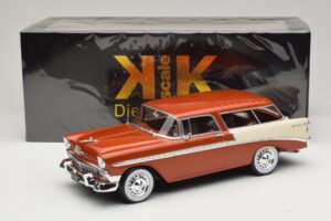 Chevrolet Bel Air Nomad Brown Metallic & Cream KK-Scale 1:18 KKDC181294 Diecast - image 6 of 6