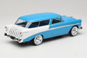 Chevrolet Bel Air Nomad Turquoise & White KK-Scale 1:18 KKDC181292 Diecast - image 2 of 6