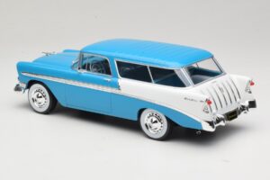 Chevrolet Bel Air Nomad Turquoise & White KK-Scale 1:18 KKDC181292 Diecast - image 5 of 6