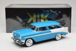 Chevrolet Bel Air Nomad Turquoise & White KK-Scale 1:18 KKDC181292 Diecast - image 6 of 6