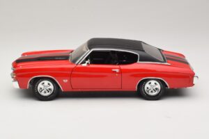 Chevrolet Chevelle SS454 Red Maisto 1:18 31890-P1 Diecast - image 4 of 8