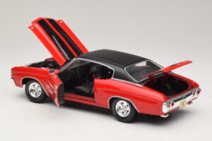 Chevrolet Chevelle SS454 Red Maisto 1:18 31890-P1 Diecast - image 5 of 8