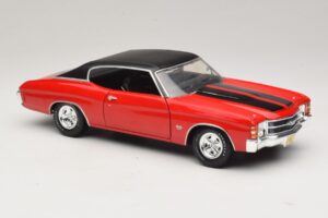 Chevrolet Chevelle SS454 Red Maisto 1:18 31890-P1 Diecast - image 6 of 8