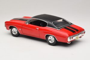 Chevrolet Chevelle SS454 Red Maisto 1:18 31890-P1 Diecast - image 7 of 8