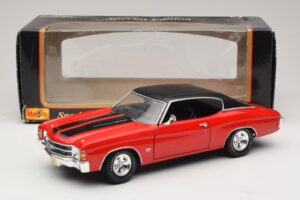 Chevrolet Chevelle SS454 Red Maisto 1:18 31890-P1 Diecast - image 8 of 8