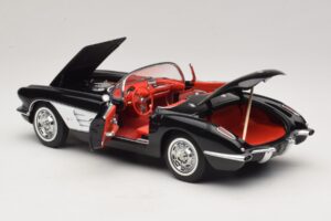 Chevrolet Corvette C1 Tuxedo Black AUTOart 1:18 71142 Diecast - image 5 of 8