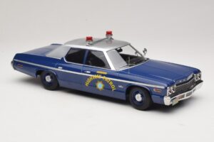 Dodge Monaco Nevada Highway Patrol Blue & Silver KK-Scale 1:18 KKDC181155 Diecast - image 4 of 6