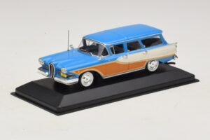 Edsel Bermuda Station Wagon Caribbean Turquoise Minichamps 1:43 400082014 Diecast - image 2 of 4