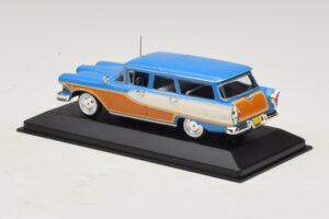 Edsel Bermuda Station Wagon Caribbean Turquoise Minichamps 1:43 400082014 Diecast - image 3 of 4