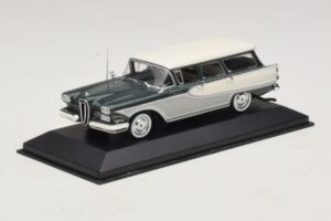 Edsel Bermuda Station Wagon Dark Green White Minichamps 1:43 400082013 Diecast - image 2 of 5