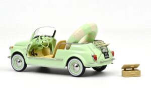 Fiat 500 Jolly Green Norev 1:18 187794 Diecast - image 2 of 5