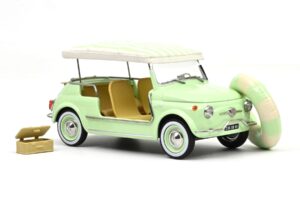 Fiat 500 Jolly Green Norev 1:18 187794 Diecast - image 4 of 5