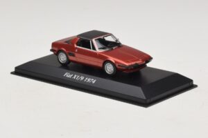 Fiat X1/9 Red Maxichamps 1:43 940121662 Diecast - image 3 of 5