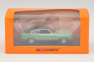 Ford Capri II Green Metallic Maxichamps 1:43 940081200 Diecast - image 5 of 5