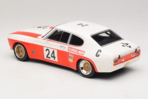 Ford Capri RS 2600 #24 D. Glemser / J. Mass 9 Hours of Kyalami Class Winner 1971 Minichamps 1:18 155718509 Diecast - image 5 of 6