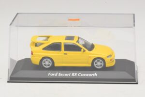 Ford Escort RS Cosworth Yellow Maxichamps 1:43 940082101 Diecast - image 4 of 5