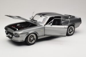 Ford Mustang Shelby GT500 Eleanor Grey Metallic & Black KK-Scale 1:12 KKDC120171 Diecast - image 2 of 8