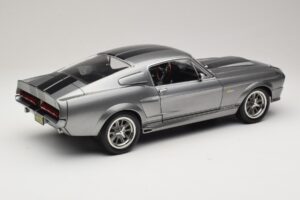 Ford Mustang Shelby GT500 Eleanor Grey Metallic & Black KK-Scale 1:12 KKDC120171 Diecast - image 3 of 8